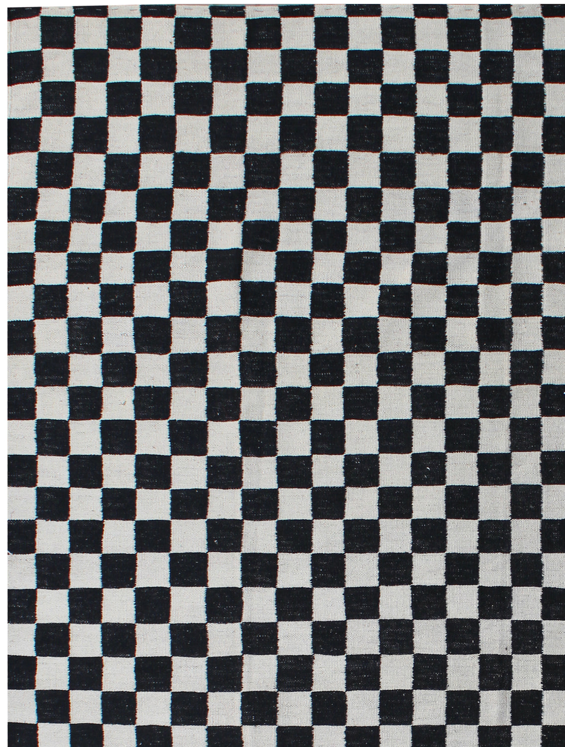 Huda Modern Black/Beige Kilim