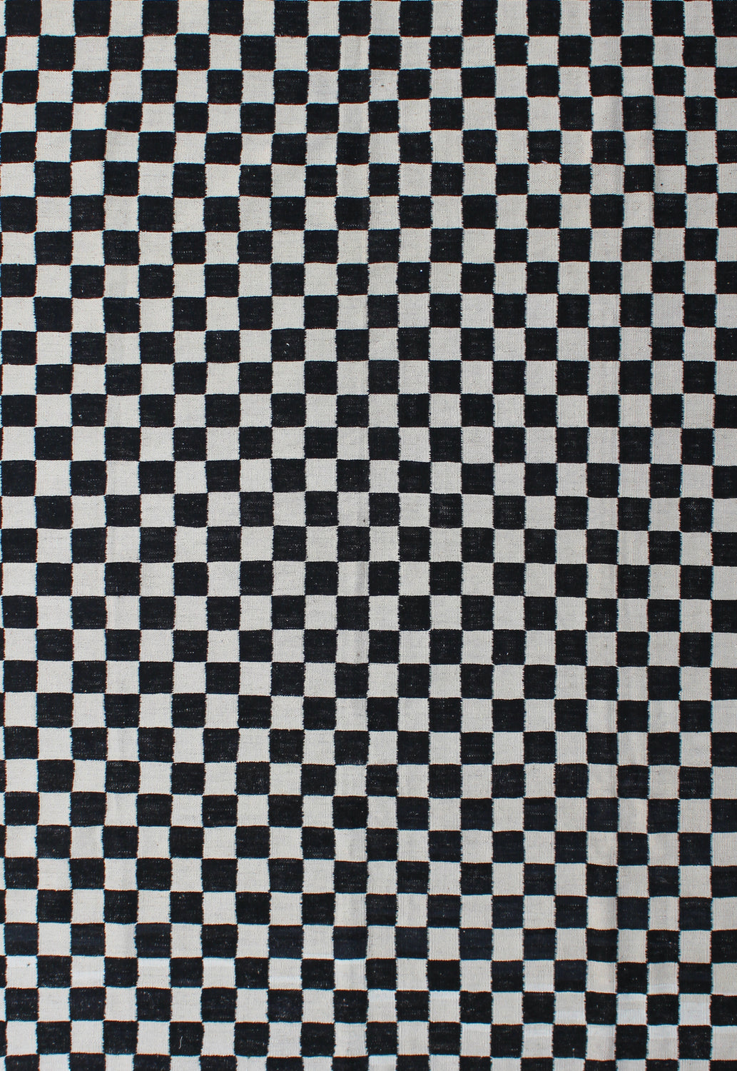 Huda Modern Black/Beige Kilim