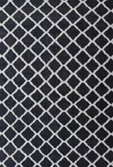 Hind Modern Black/Beige Kilim