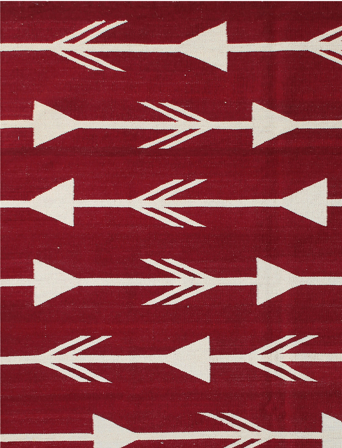 Zeina Contemporary Red/Beige Kilim