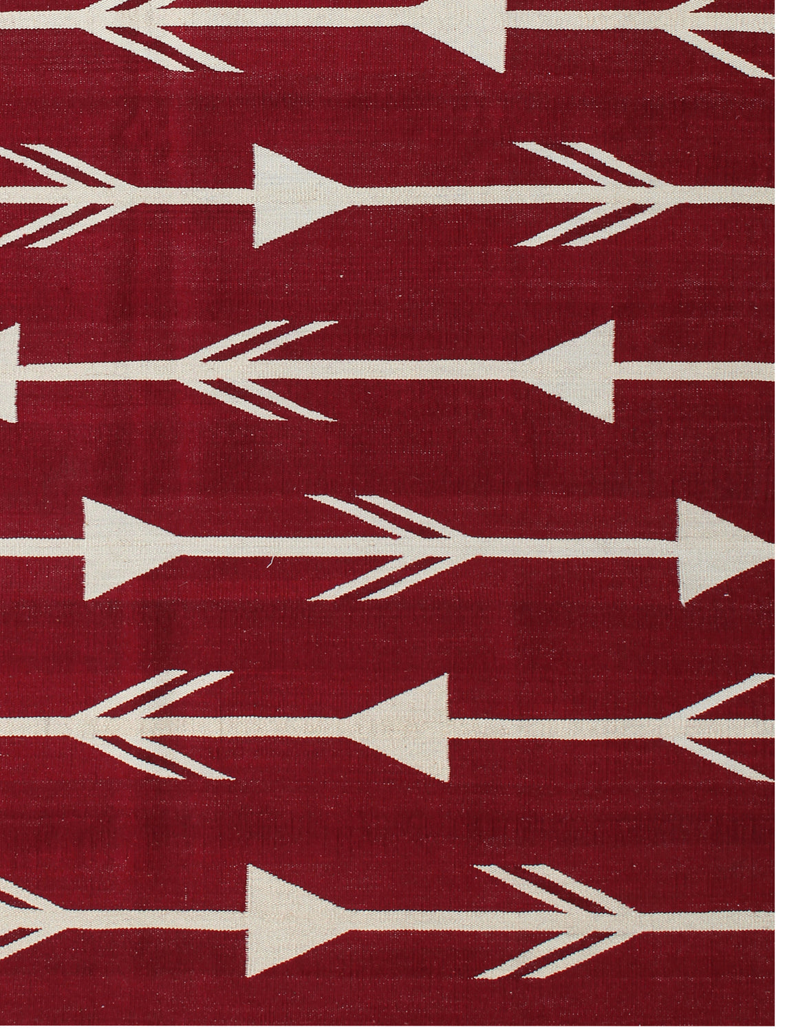Zeina Contemporary Red/Beige Kilim