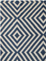 Rasha Contemporary Beige/Black Kilim