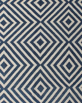 Rasha Contemporary Beige/Black Kilim