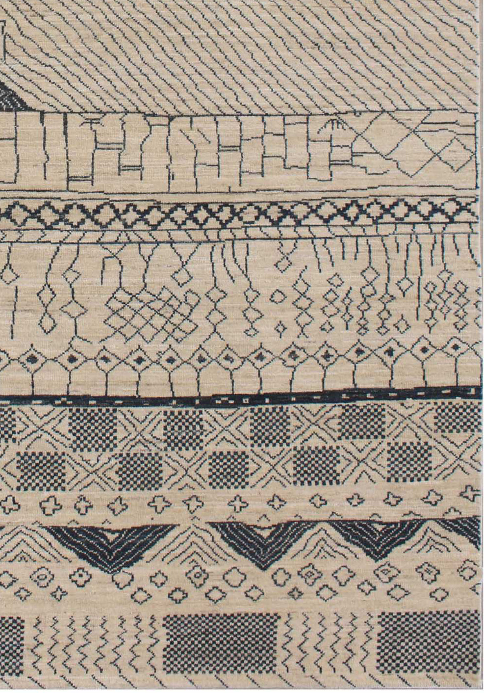 Joud Brown Berber Styled Modern Rug