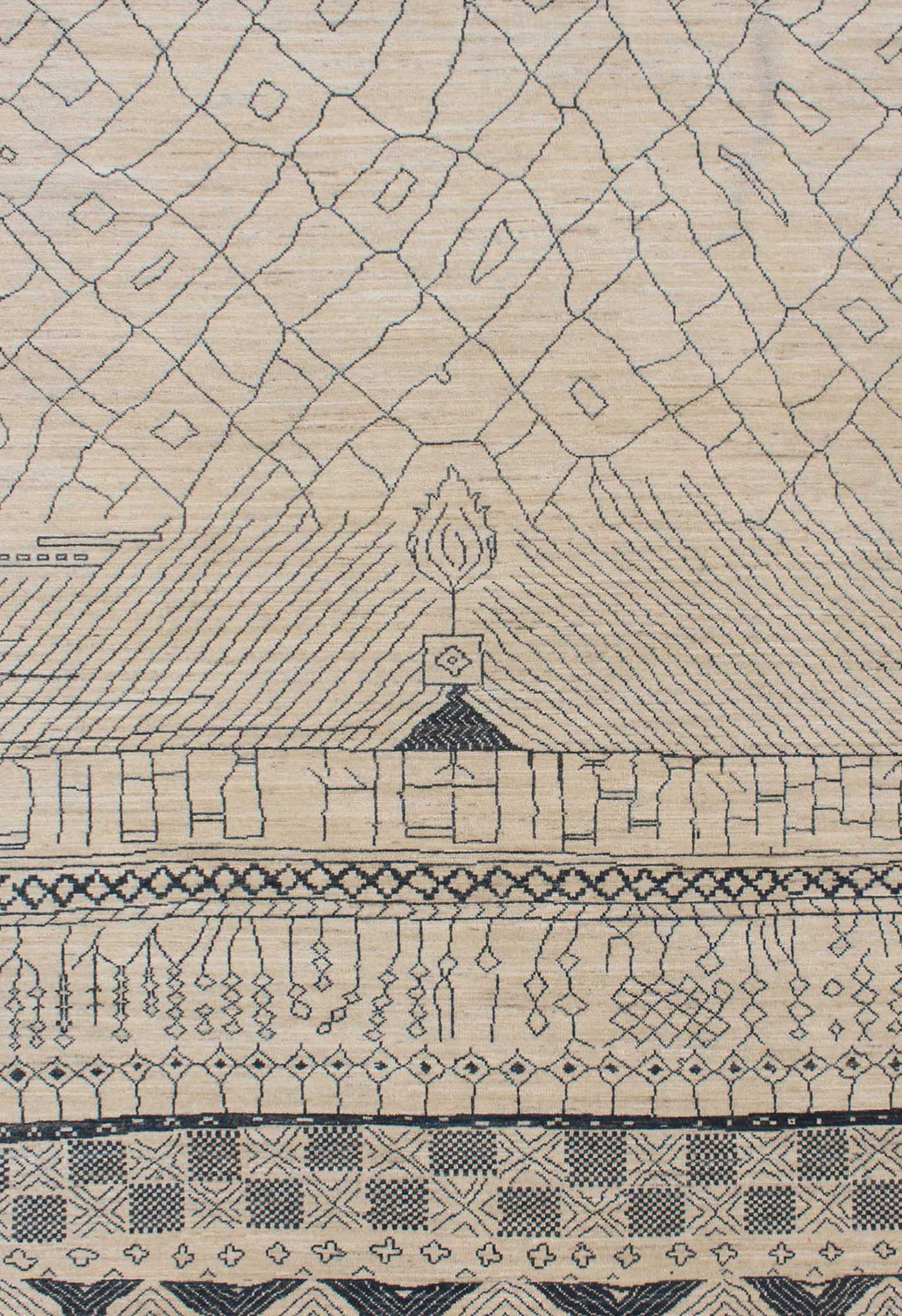 Joud Brown Berber Styled Modern Rug