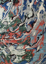 Warda Abstract Multi Coloured Rug