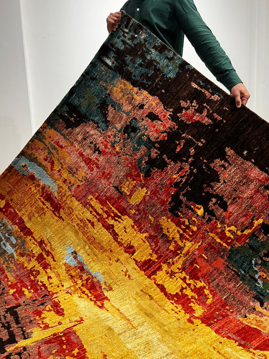 Suraya Abstract Multi Coloured Rug