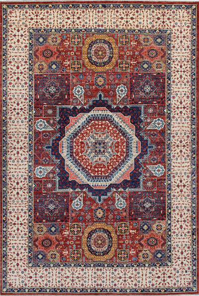 Floral Mamlouk Rug — 300×202cm