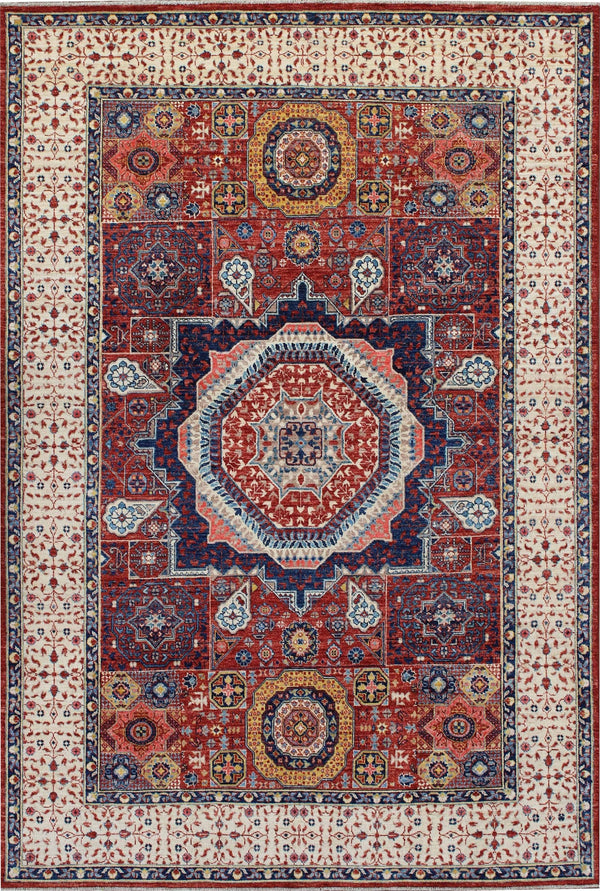 Floral Mamlouk Rug — 300×202cm