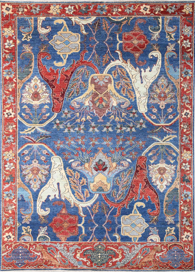 Blue Agra Rug — 271×184cm