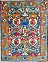 Bone Bakhtiari Garden Rug