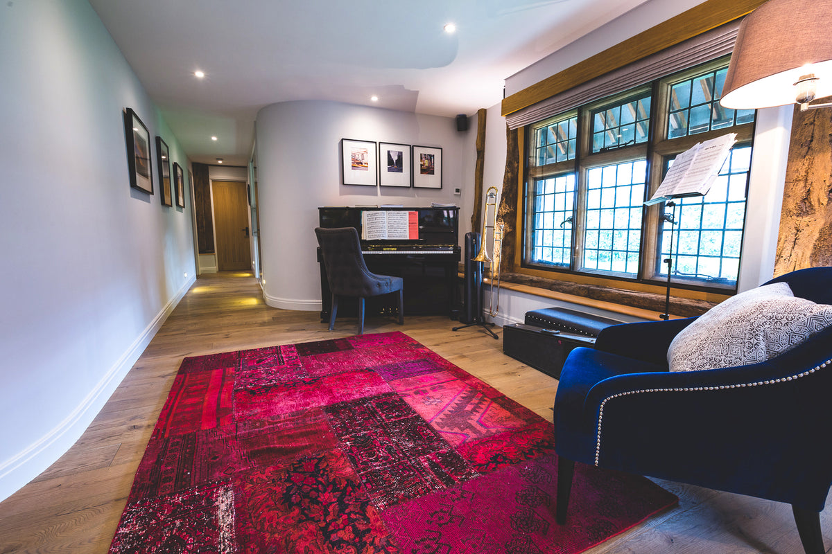 The same rug after cleaning