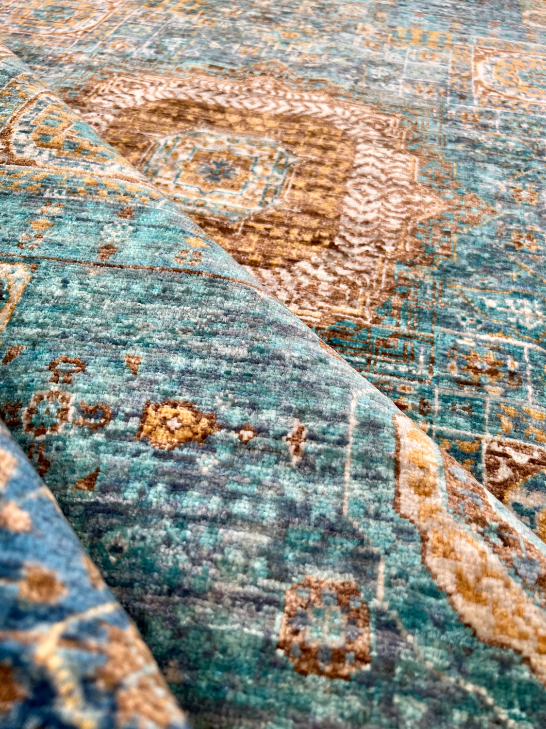 Aanya Blue Mamlouk Rug