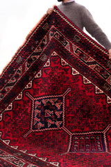 Red & Ivory Persian Shiraz Classic Rug — 268×193cm