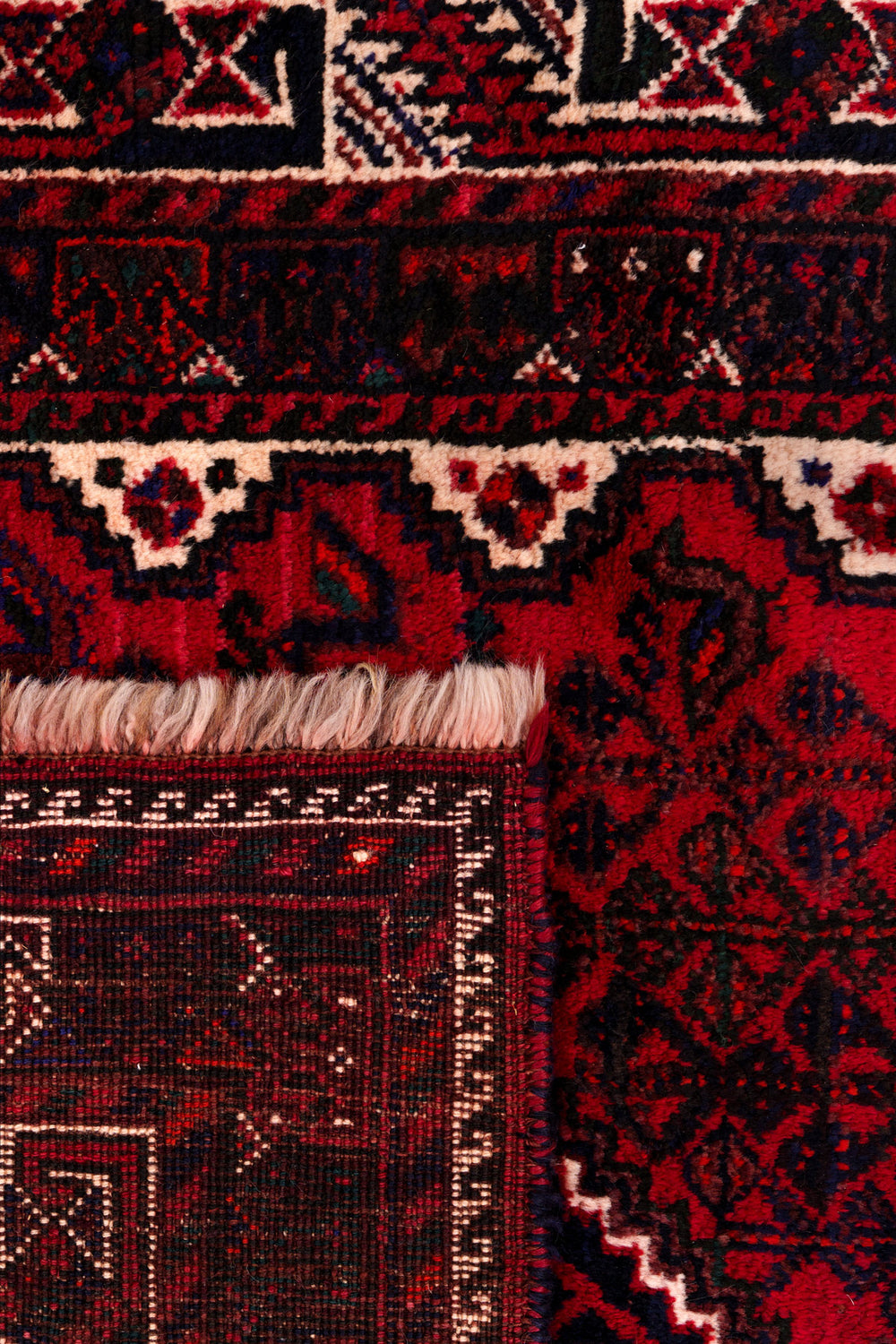 Red & Ivory Persian Shiraz Classic Rug — 268×193cm