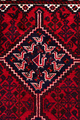 Red & Ivory Persian Shiraz Classic Rug — 268×193cm