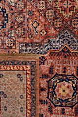 Ivory & Red Mamlouk Oriental Rug