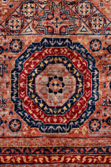 Ivory & Red Mamlouk Oriental Rug