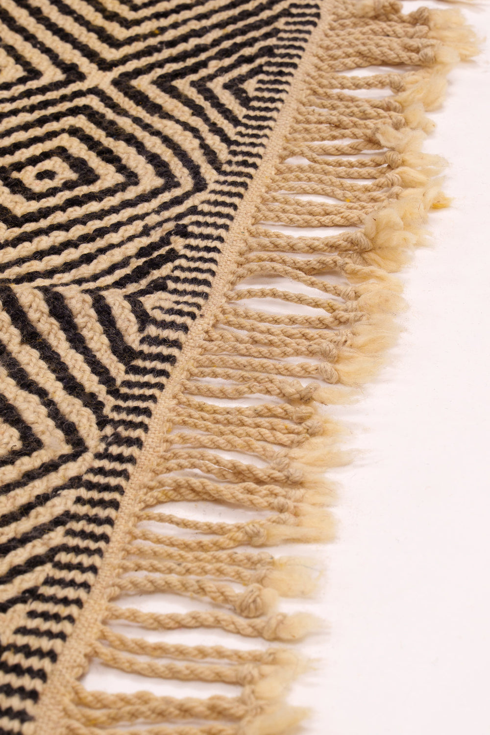 Ivory Extra Large Berber Wool Rug