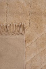 Beige Berber Wool Rug