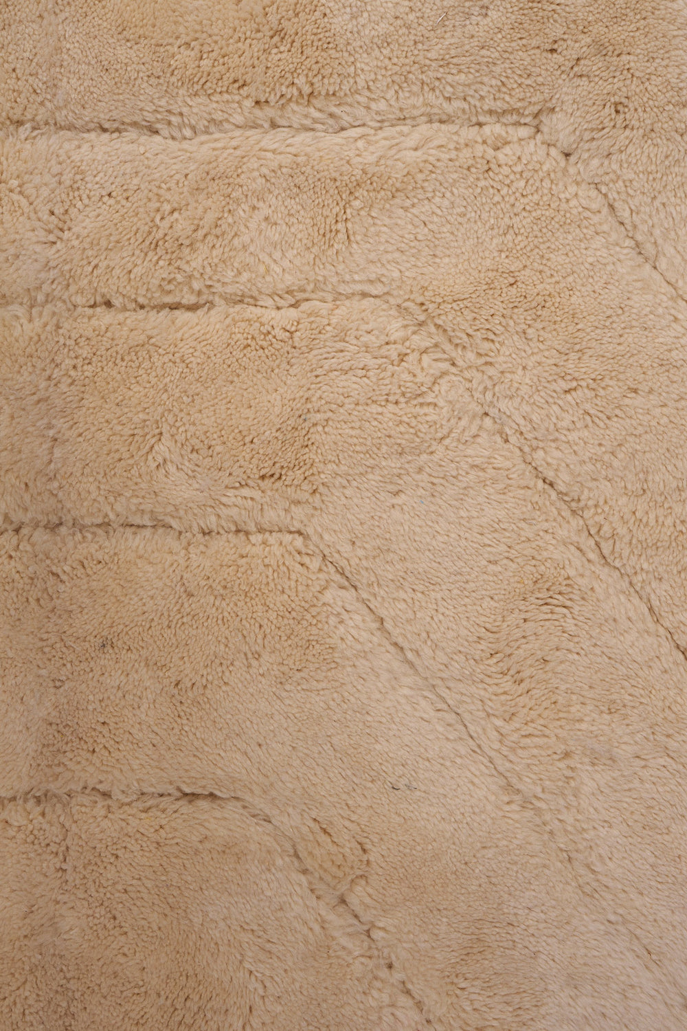 Beige Berber Wool Rug