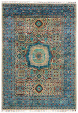 Multi Mamlouk Fine Oriental Rug