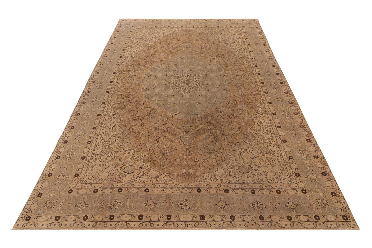 Gold & Terracotta Vintage Persian Rug