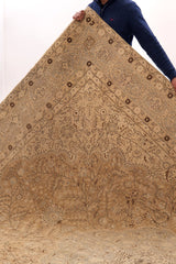 Gold & Terracotta Vintage Persian Rug