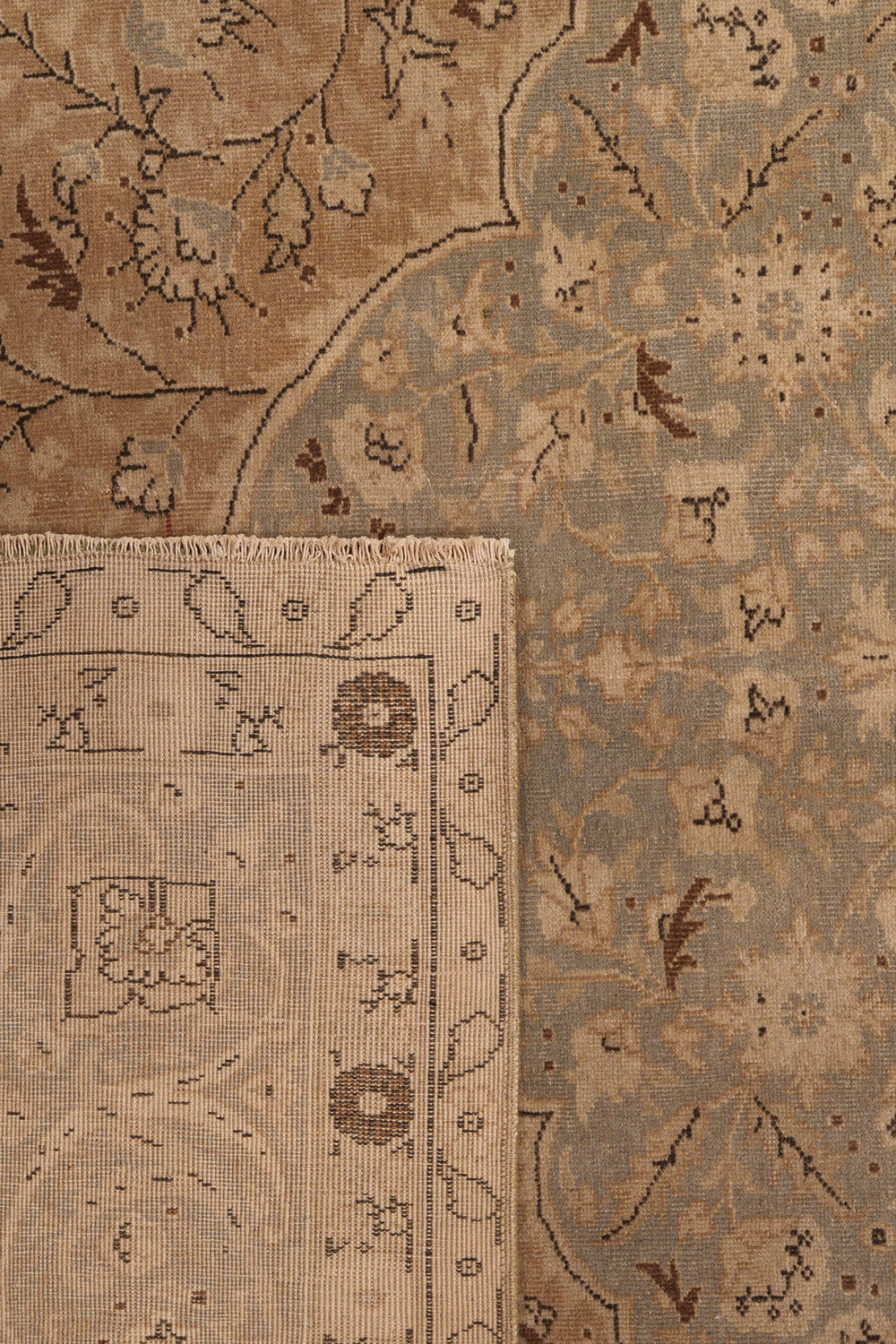 Gold & Terracotta Vintage Persian Rug