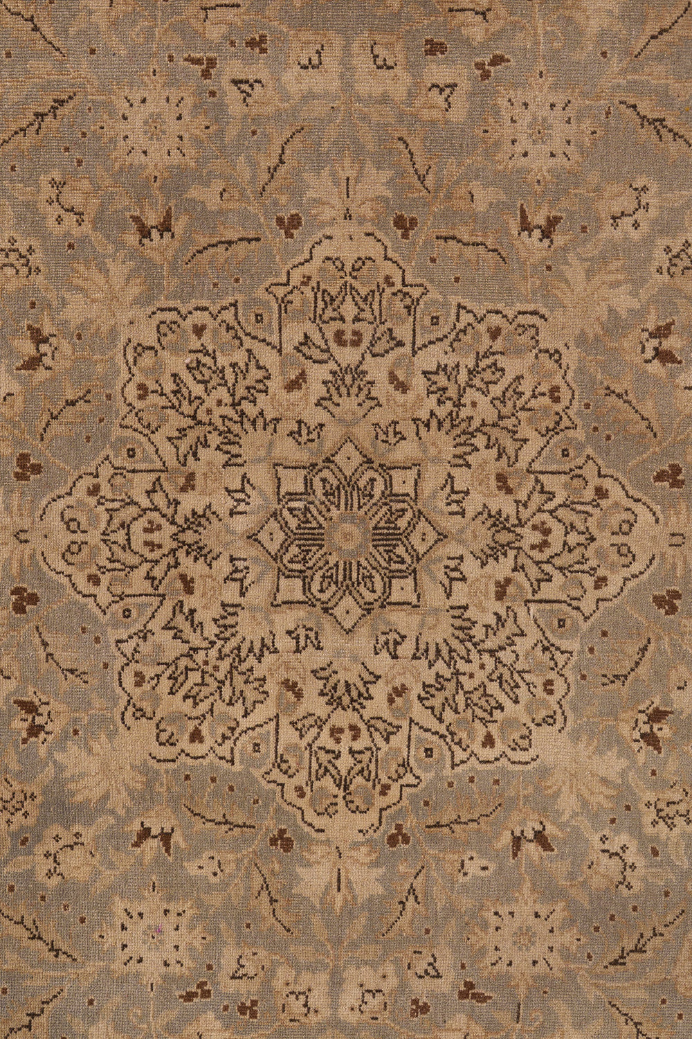 Gold & Terracotta Vintage Persian Rug