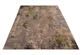 Green & Grey Abstract Rug