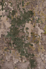 Green & Grey Abstract Rug