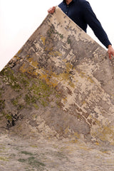 Green & Grey Abstract Rug