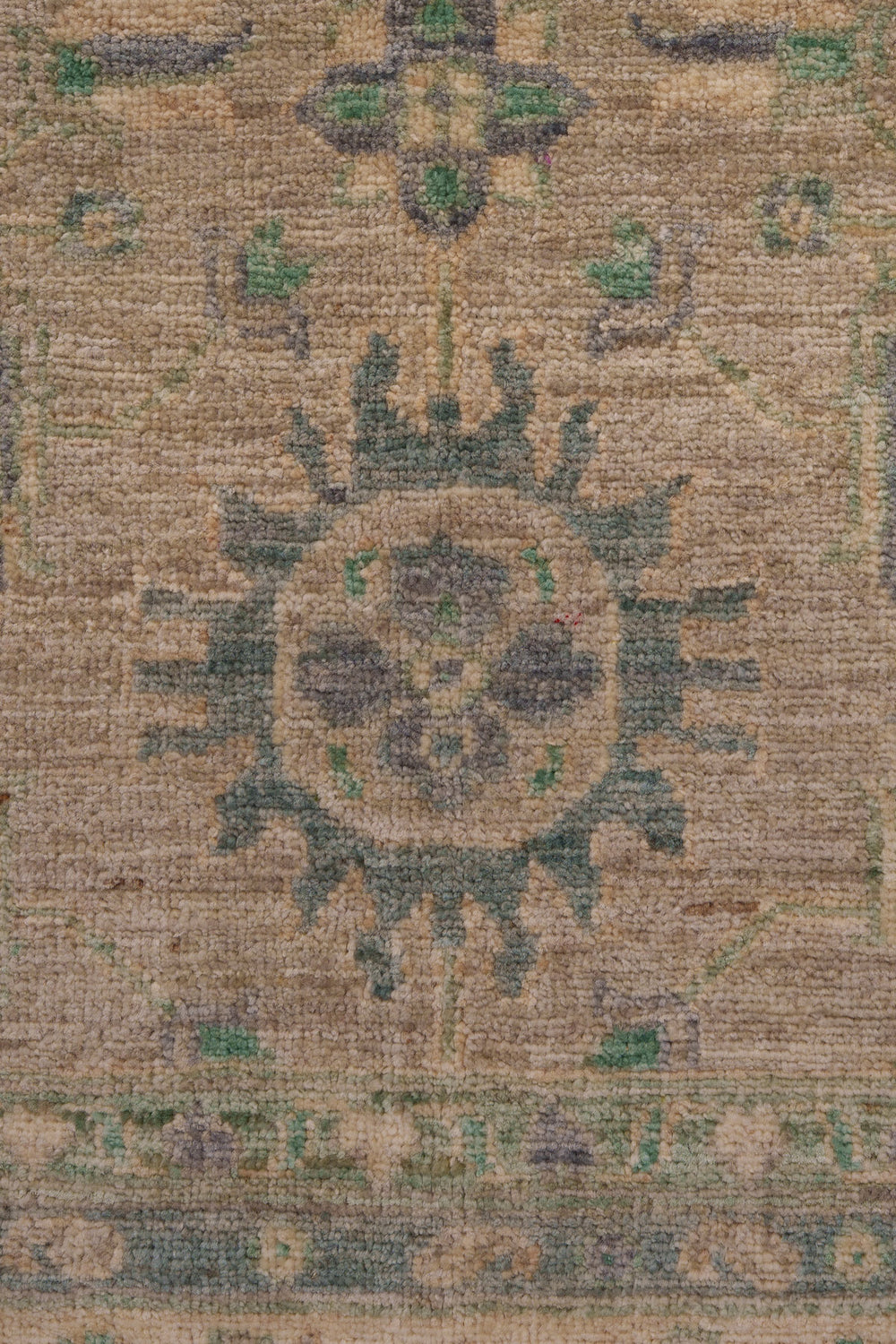 Muted Earth Classical Handwoven Wool Rug