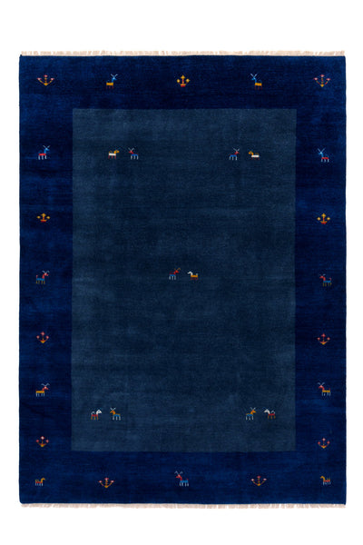 Dark Ocean Modern Rug