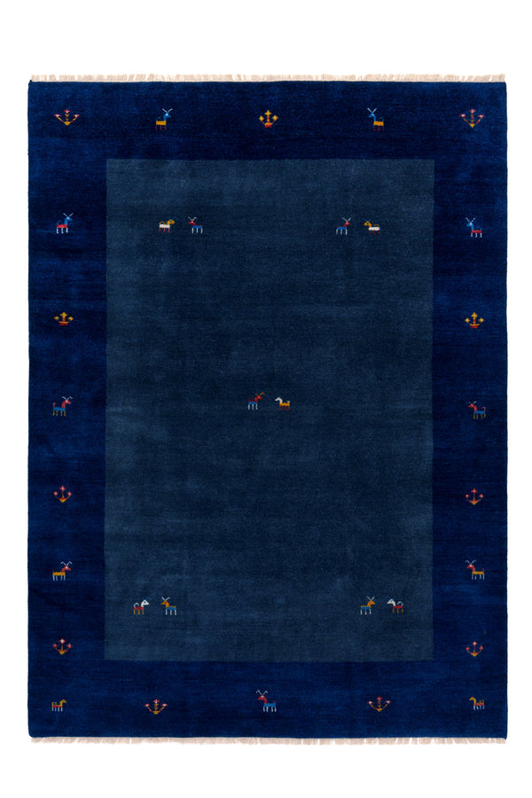 Dark Ocean Modern Rug