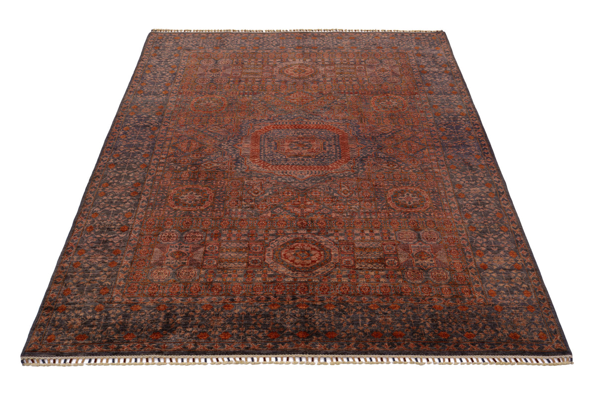 Cairo Red & Gold Mamlouk Oriental Rug