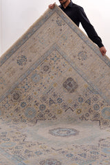 Pale Blue Mamlouk Classic Oriental Rug