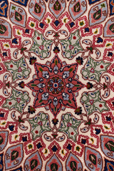 Silk Tabriz Gum-bad Traditional Persian Rug