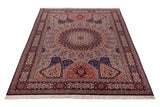 Silk Tabriz Gum-bad Traditional Persian Rug