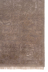 Silver Grey Erased Heritage Contemporary Rug