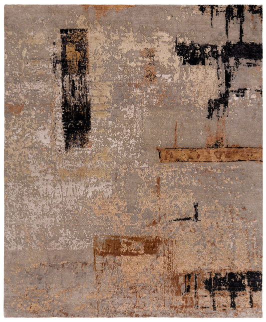 Stone-wave Contemporary Rug