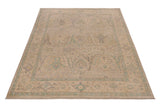 Pale Green & Cream Classical Oriental Rug