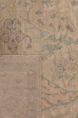 Pale Green & Cream Classical Oriental Rug