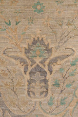 Pale Green & Cream Classical Oriental Rug