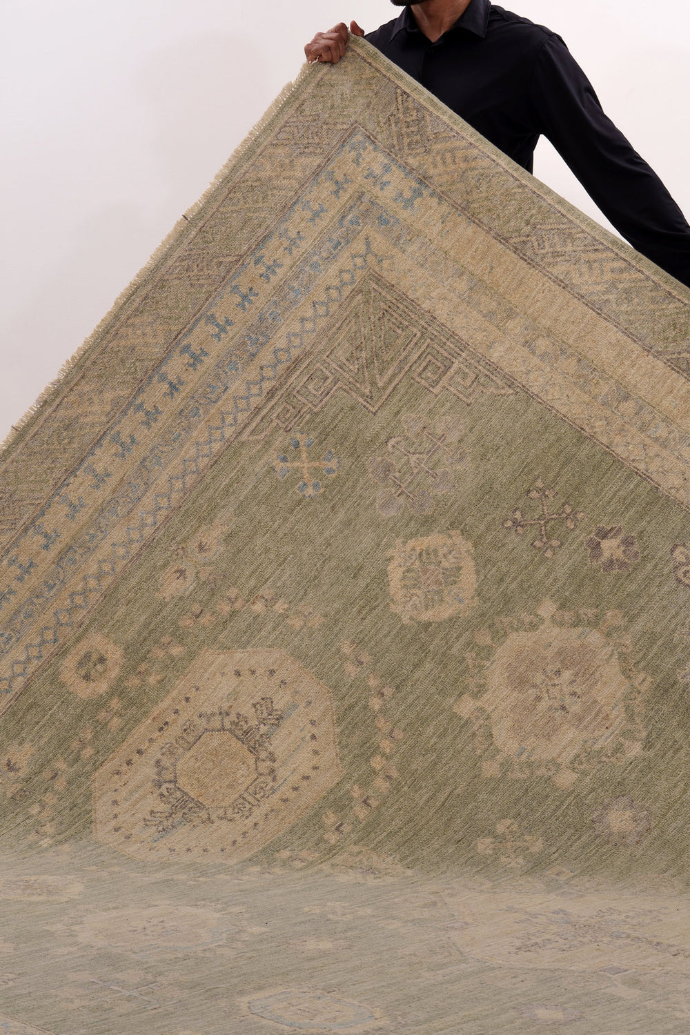 Burgundy & Ivory Classical Oriental Rug