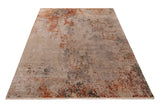 Ivory Erased Heritage Distressed Wool Rug