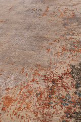 Ivory Erased Heritage Distressed Wool Rug