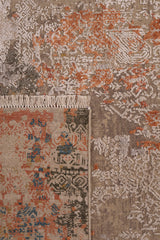 Ivory Erased Heritage Distressed Wool Rug