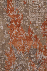 Ivory Erased Heritage Distressed Wool Rug